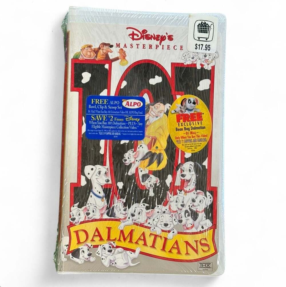 Disney 101 Dalmatians Masterpiece Collection VHS Factory Sealed New